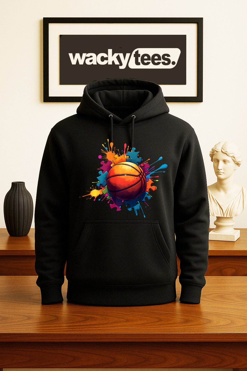 Basketball Autism Awareness Graphic Tee Shirt