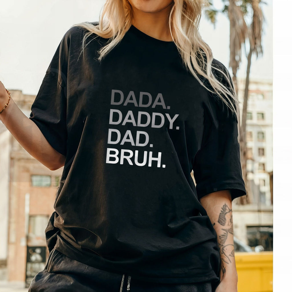 Dada Daddy Dad Bruh Golf T-Shirt – Funny Father’s Day Gift for Men, Sarcastic Golfer Husband Graphic Tee