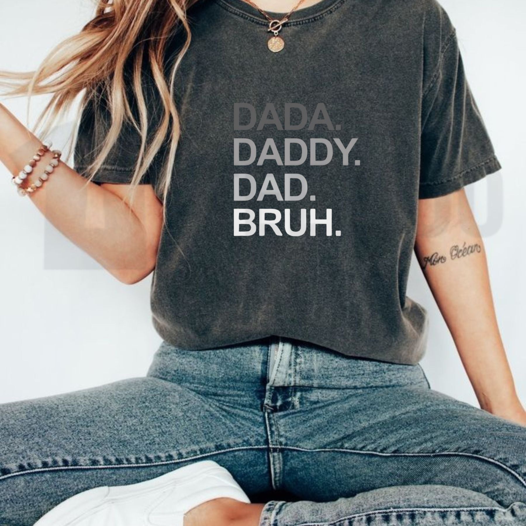Dada Daddy Dad Bruh Golf T-Shirt – Funny Father’s Day Gift for Men, Sarcastic Golfer Husband Graphic Tee