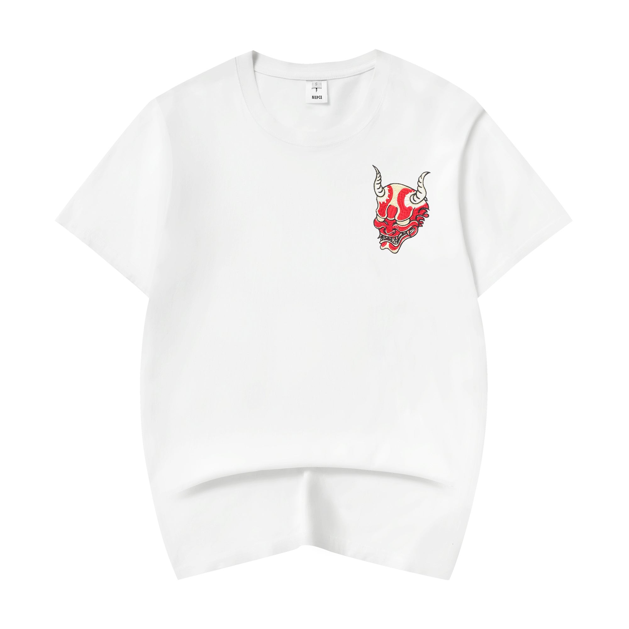 KH772 Red Oni Embroidered Tee
