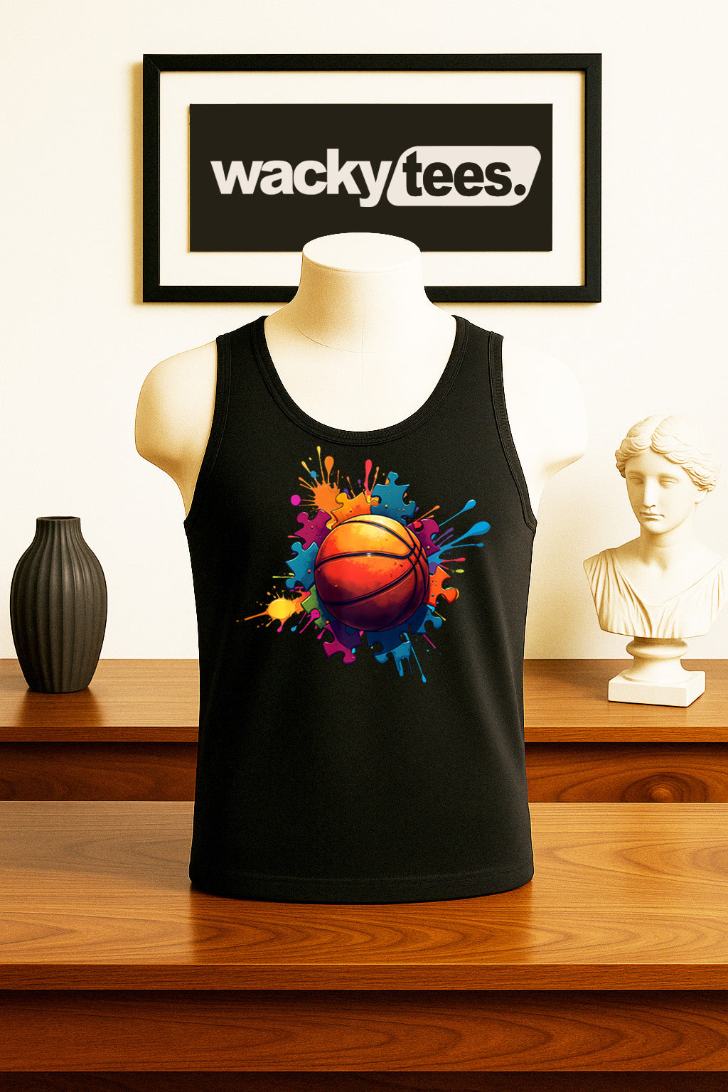 Basketball Autism Awareness Graphic Tee Shirt