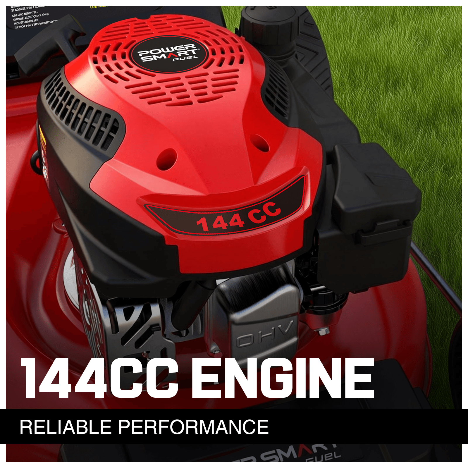 21" 144cc Gas Push 3-in-1 Lawn Mower  DB8621P