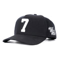 [PRE-ORDER - SHIPS BEGINNING OF AUGUST] ‘7’ Premium SnapBack - Black/White