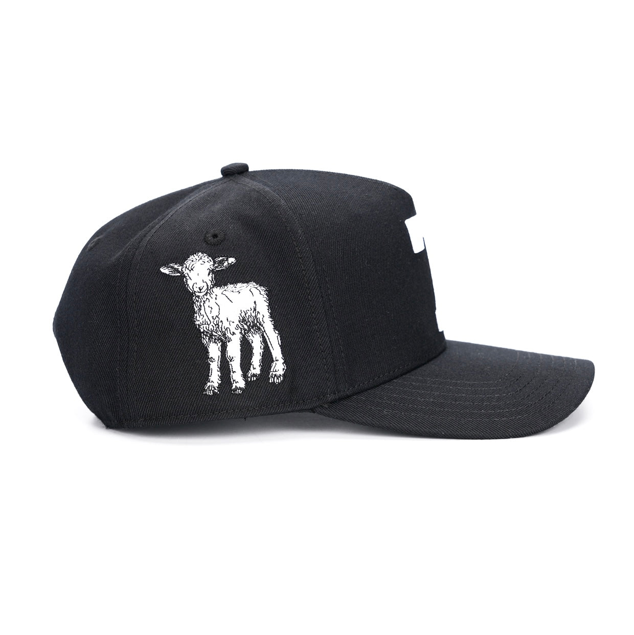[PRE-ORDER - SHIPS BEGINNING OF AUGUST] ‘7’ Premium SnapBack - Black/White