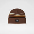 VINTAGE STRIPES BEANIE - COCOA